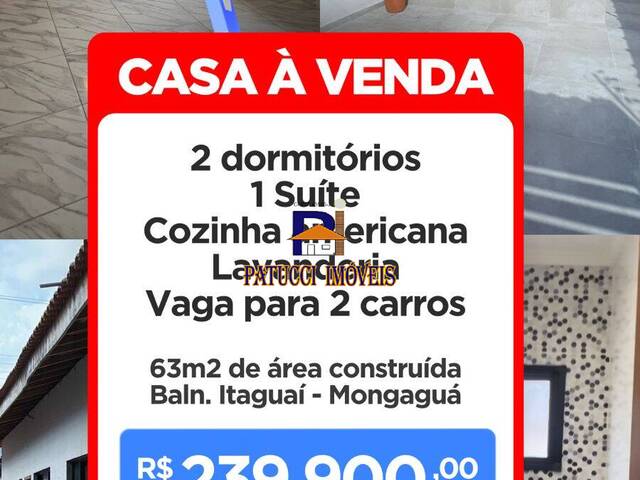 #2455 - Casa para Venda em Mongaguá - SP